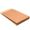 Busta a sacco con soffietti laterali e fondo quadro Avana - 300x400x40mm, 120gr, 250 pz