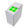 Bollini adesivi Segnafalli Verde fluo - Ø 40mm, 1000 pezzi