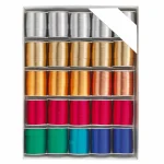 Nastri mini colorati per regali, effetto metal satinato - 10x10mm, 20 pz