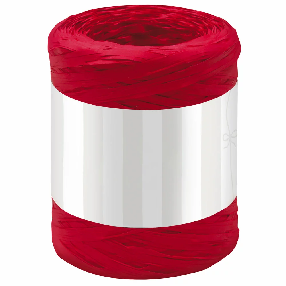 Nastri rafia colore Rosso - 200x5mm, 12 pz