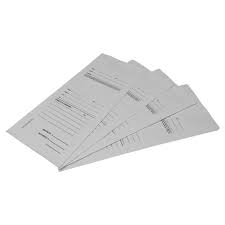 Busta a sacco per gioiellerie Bianca con stampa - 100x220mm, 100gr, 500pz